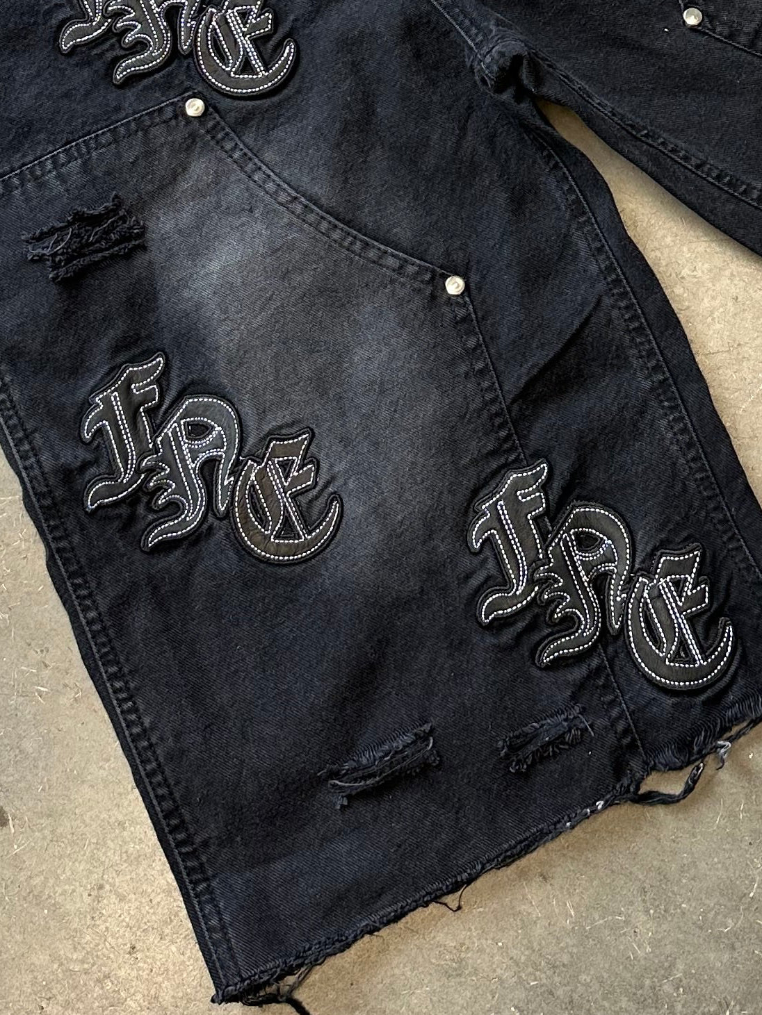 FNE DOUBLE KNEE PATCH JORTS