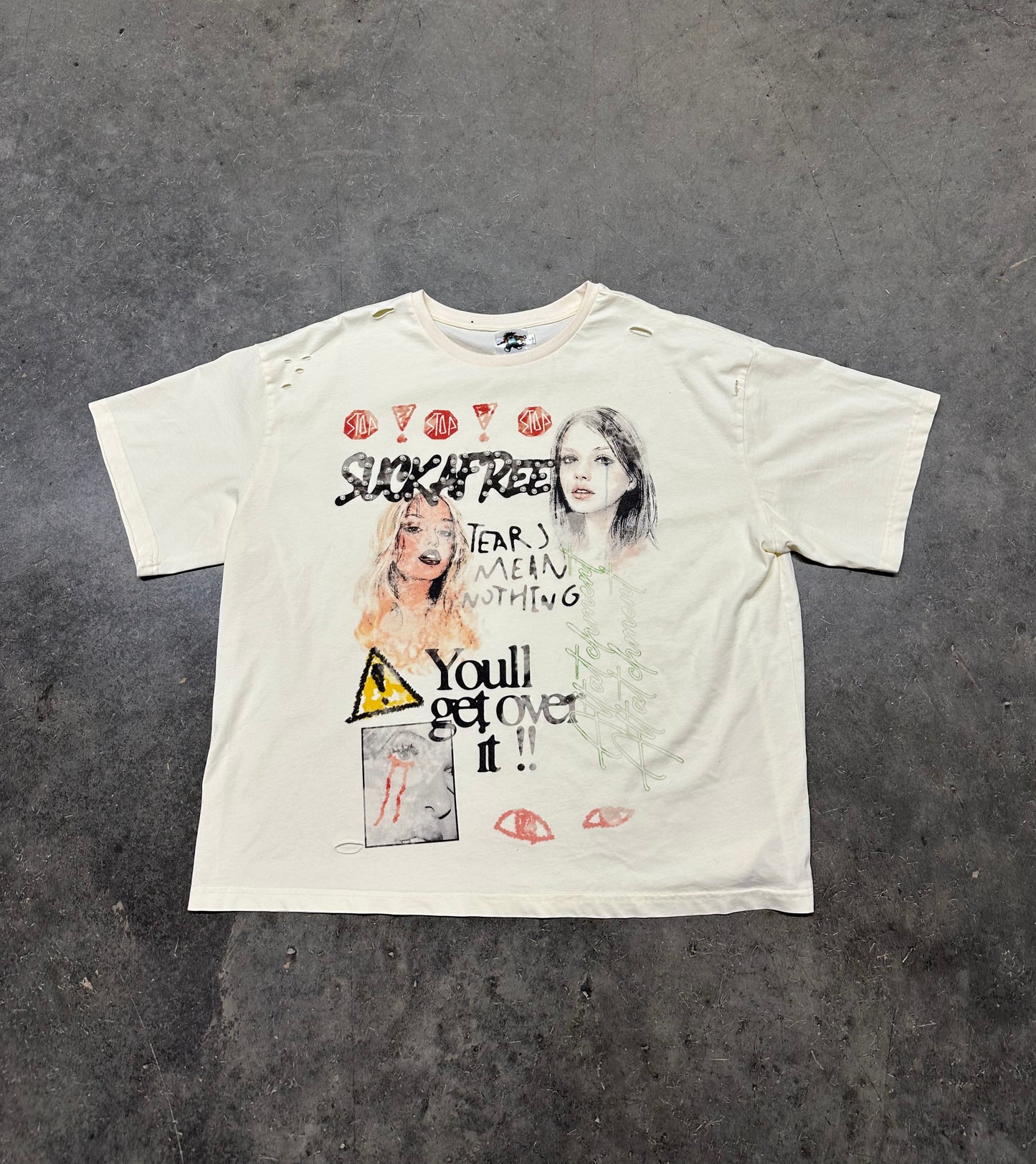 SF “TEARS MEAN NOTHING” TEE