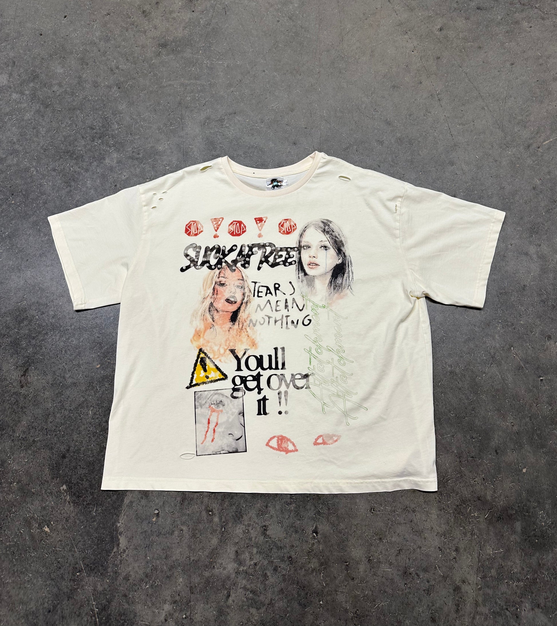 SF “TEARS MEAN NOTHING” TEE