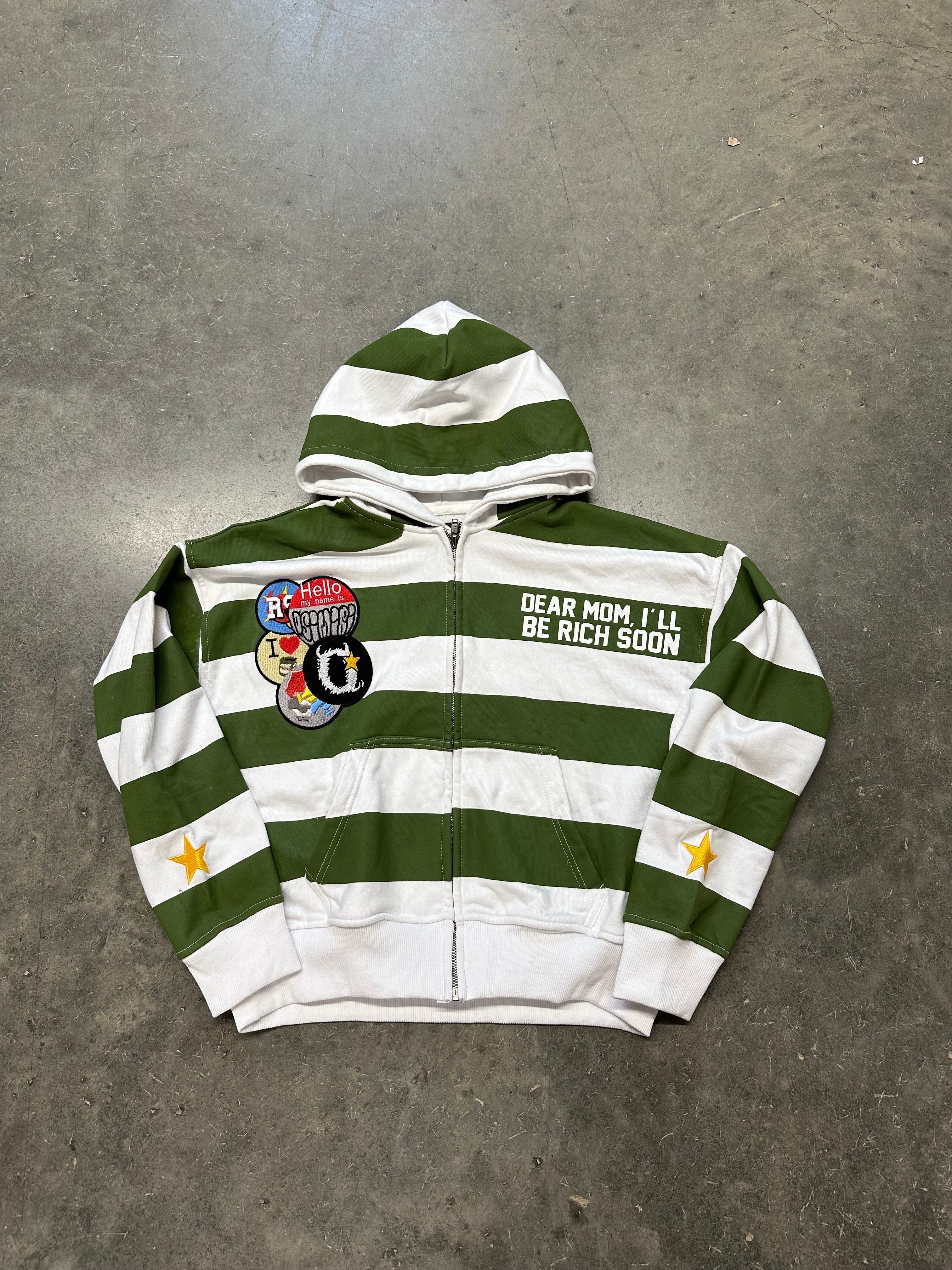 OSIMIRI “STRIPE” ZIP UP