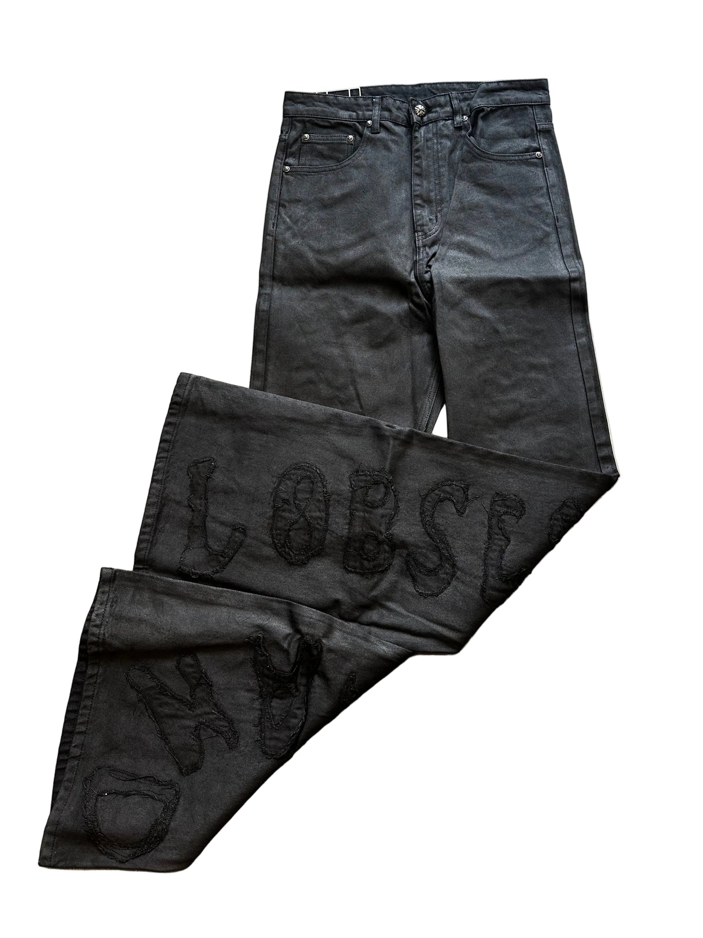 ONYX WAXED DENIM