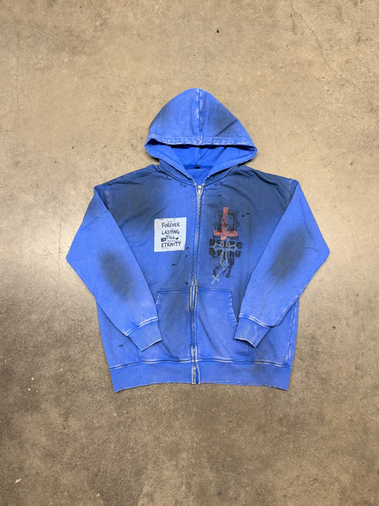 DINERO “FOREVER LASTING” BLUE WASHED ZIP