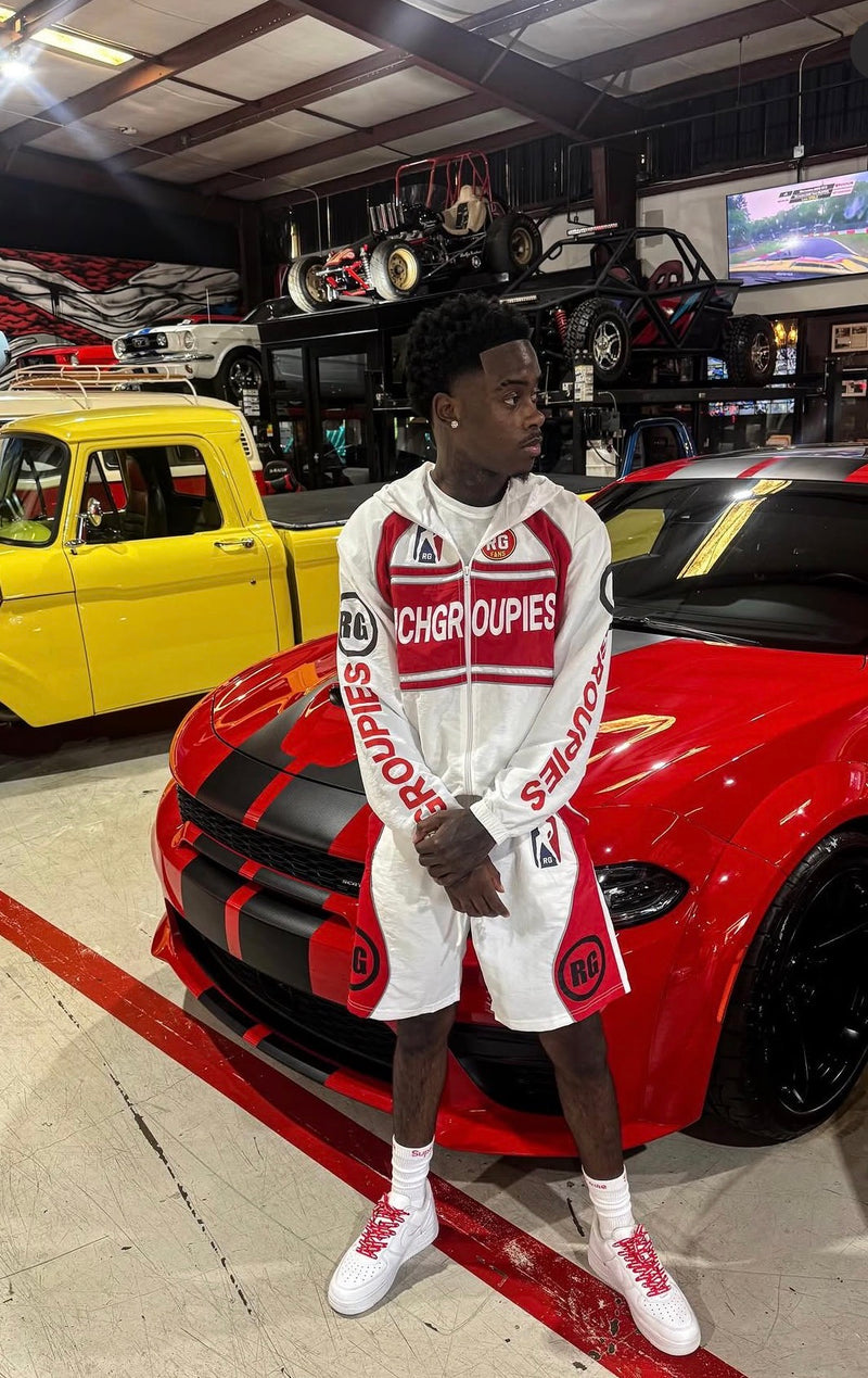 RG “RACEWAY” Set (WHITE/RED)