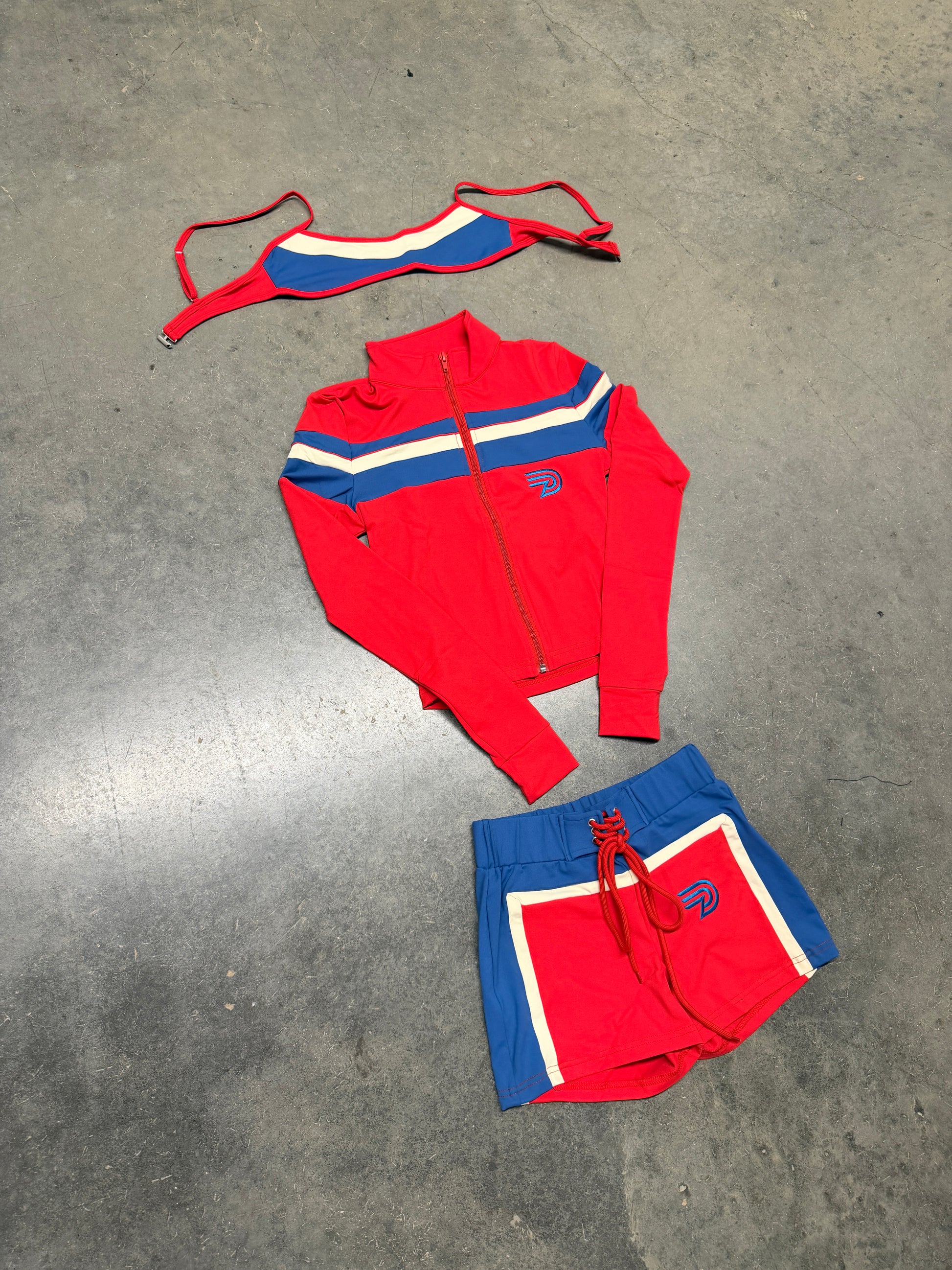 DINERO “ALL STAR” RED 3 PIECE SET