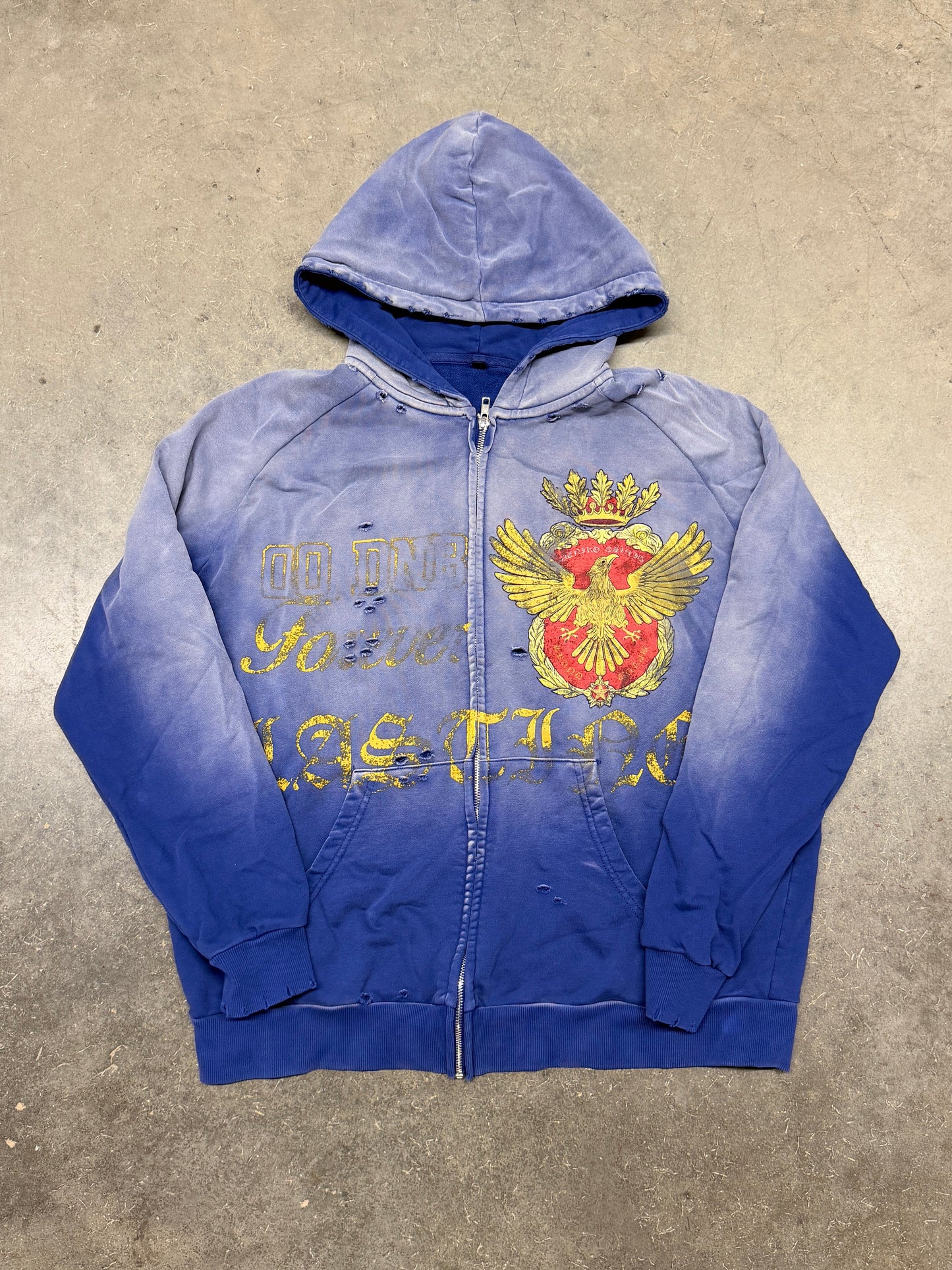 DINERO BLUE WASH ZIP