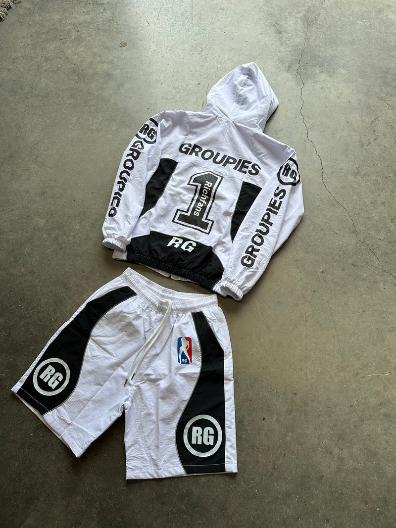 RG RACEWAY SHORT SET (WHITE)