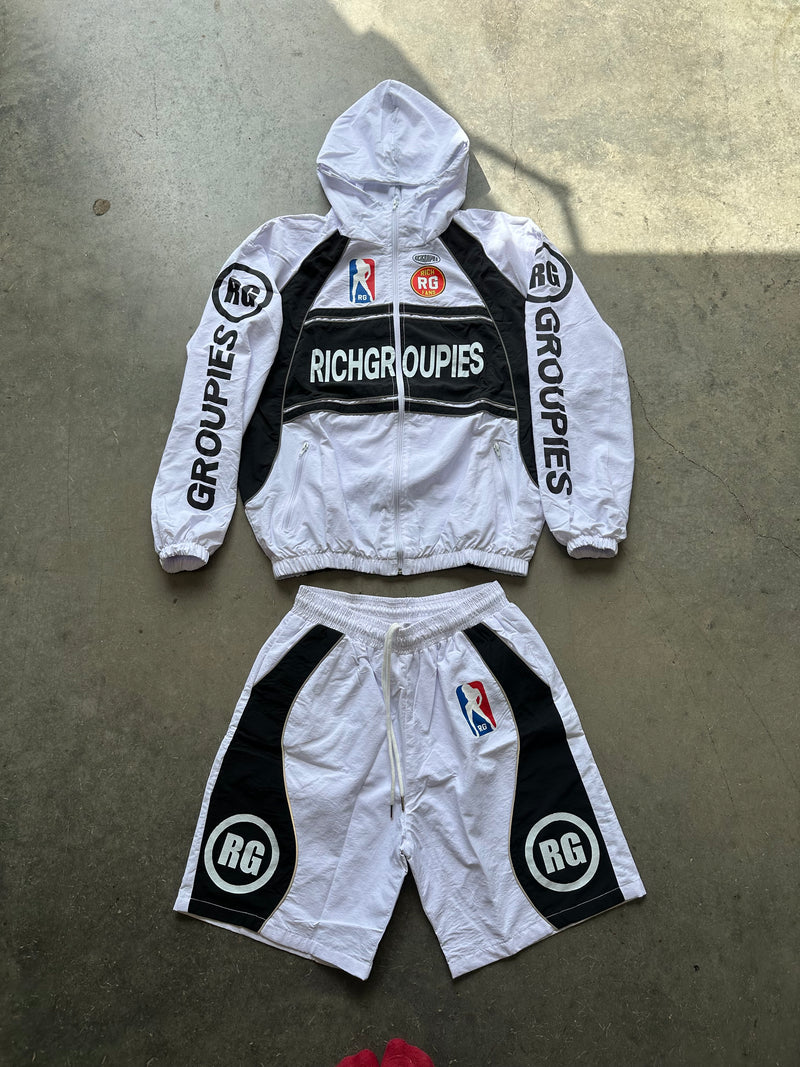 RG RACEWAY SHORT SET (WHITE)