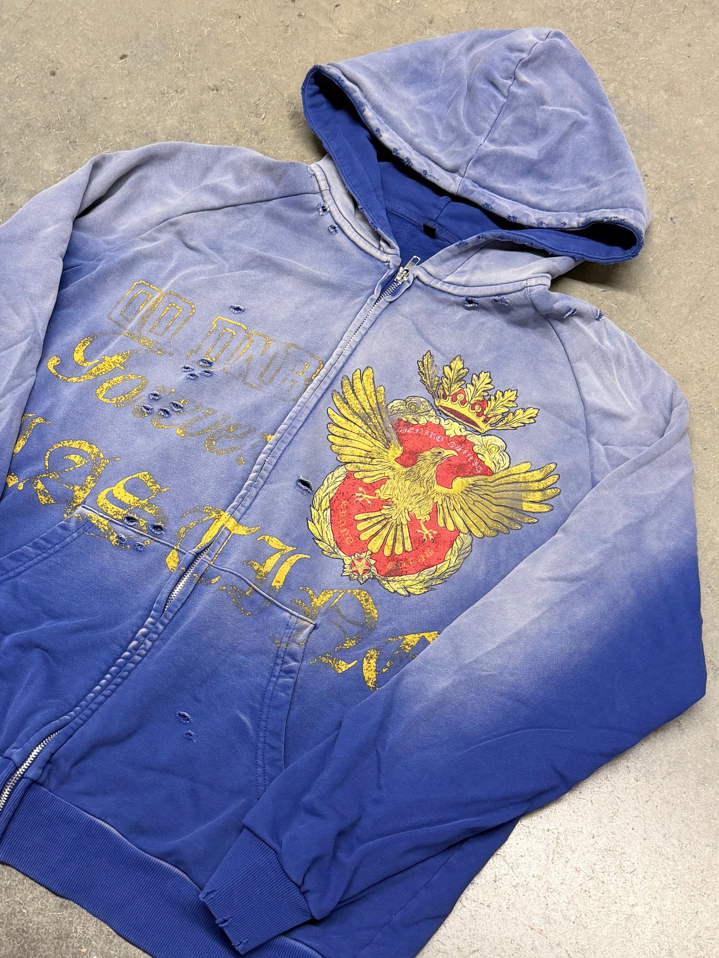 DINERO BLUE WASH ZIP