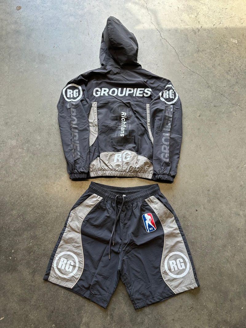 RG “RACEWAY” SHORT SET (GRAY)