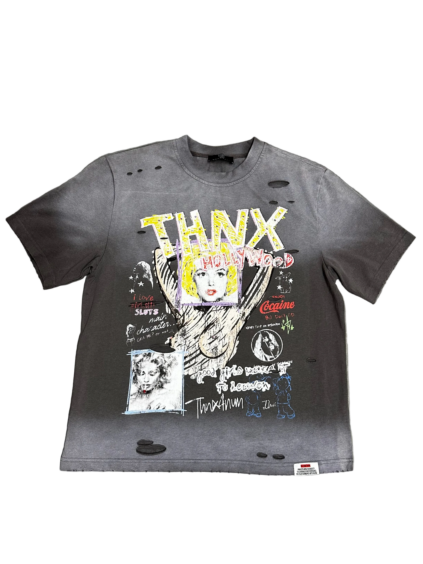 THNX “HOLLYWOOD” TEE (Grey)