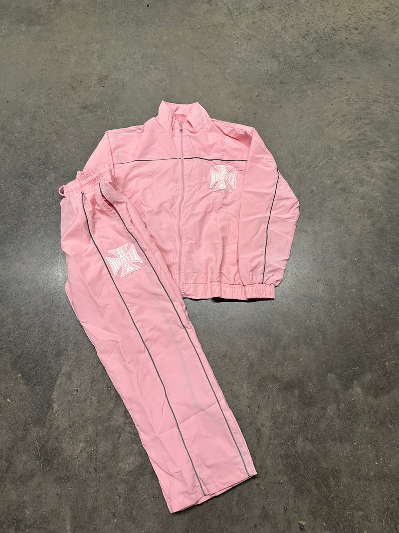 GM PINK “CROSS” NYLON TRACKSUIT