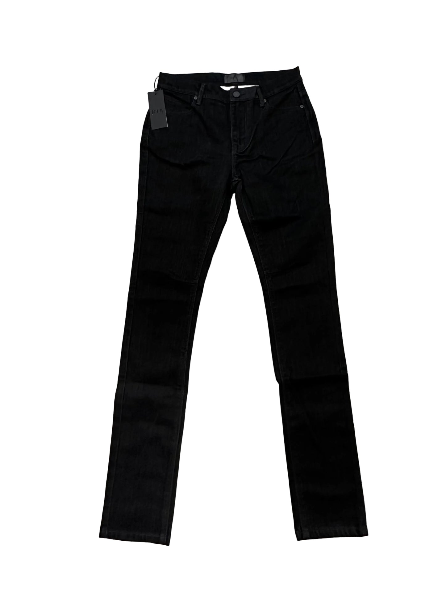 RtA BLACK FLOCKED SKINNY DENIM