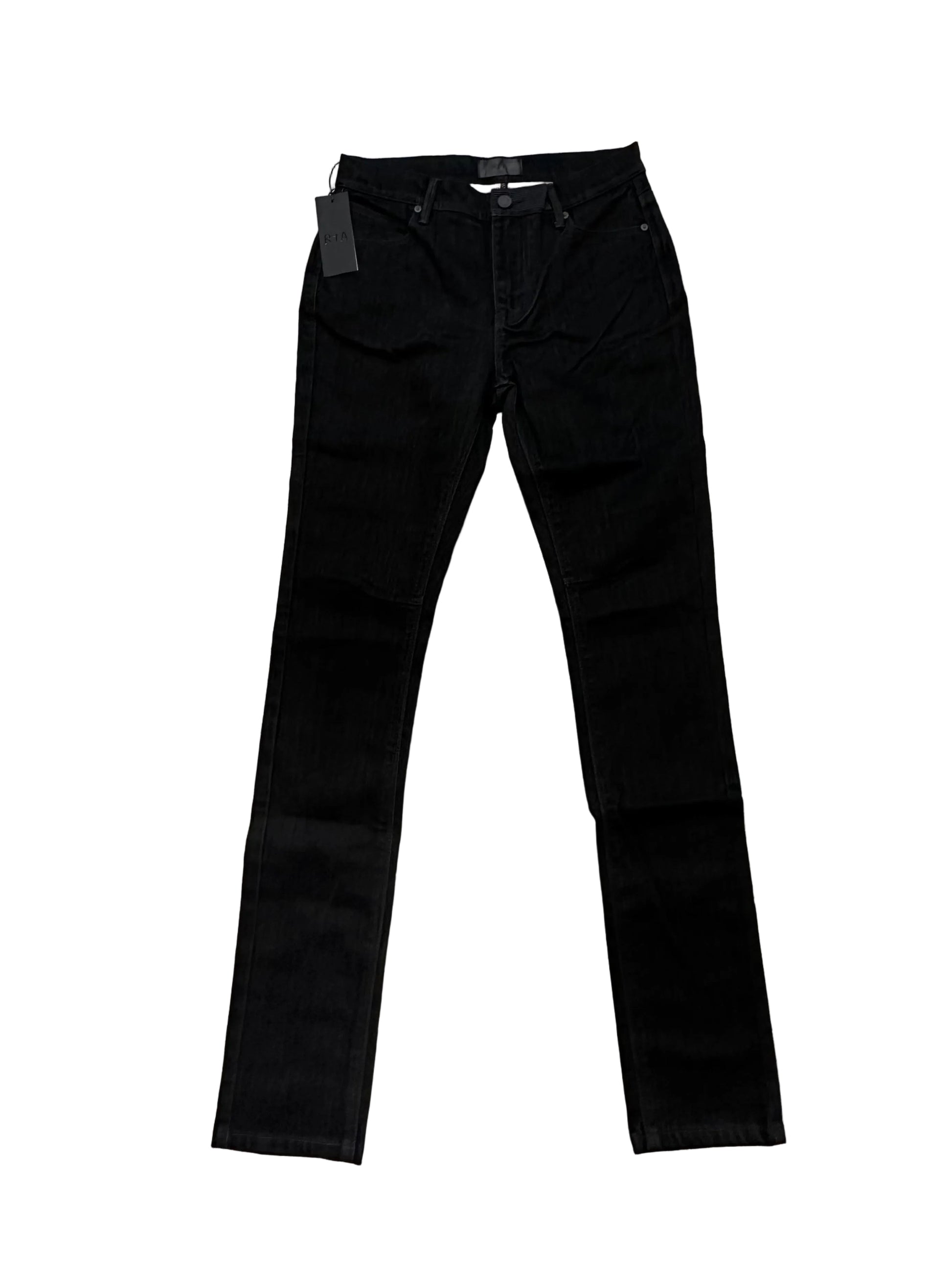 RtA BLACK FLOCKED SKINNY DENIM
