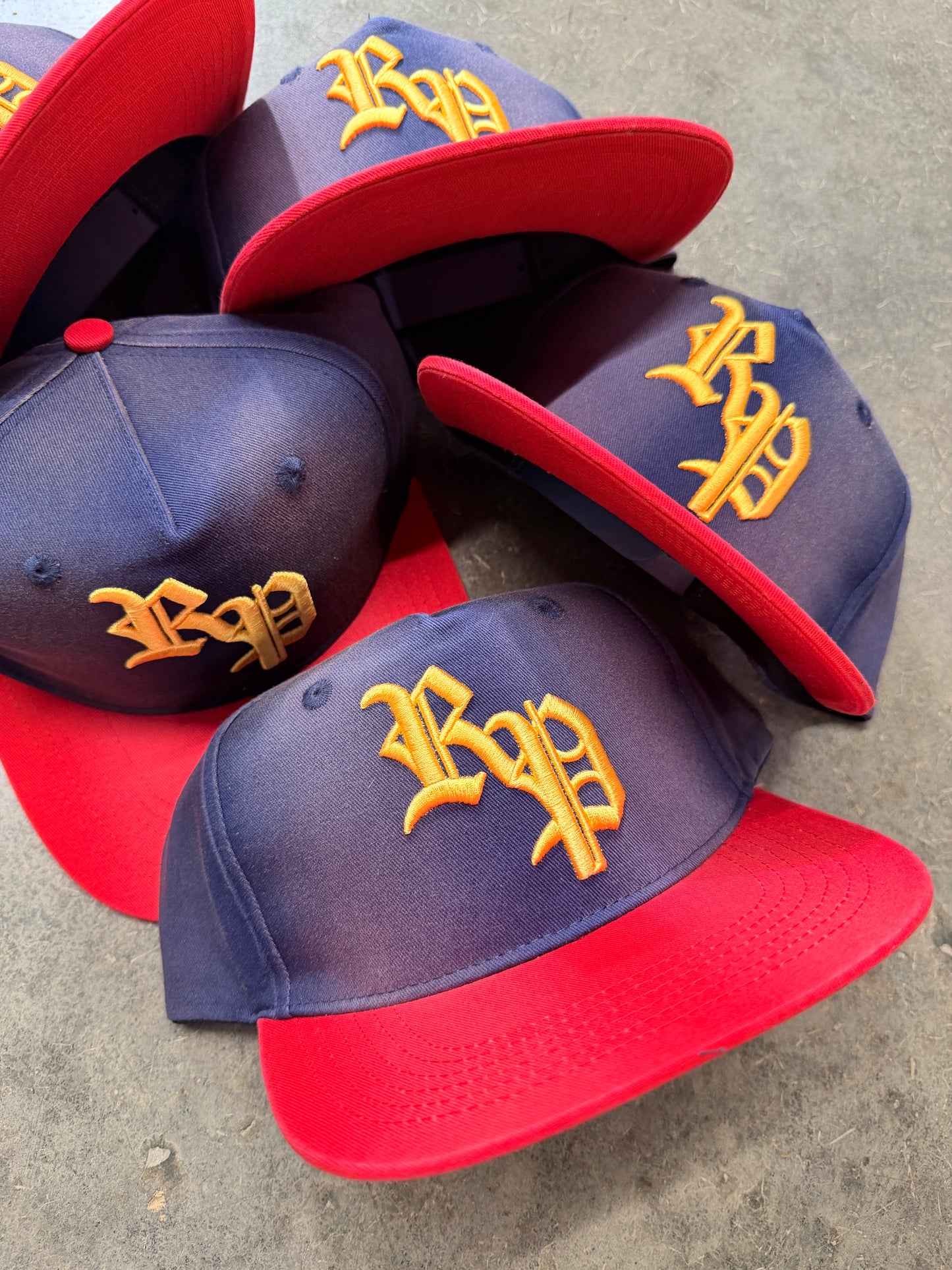 RP Navy Blue Acid Wash Cap